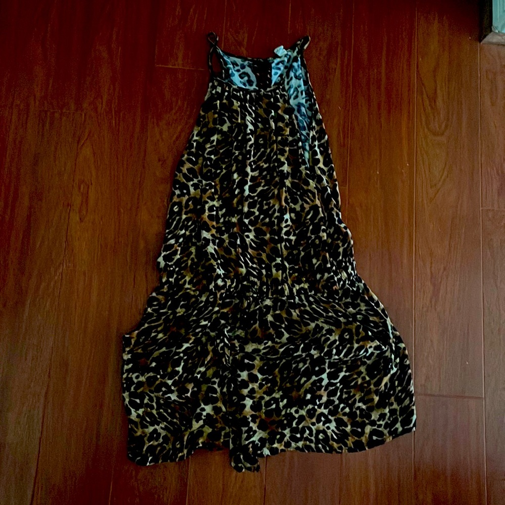 Cheetah romper XL